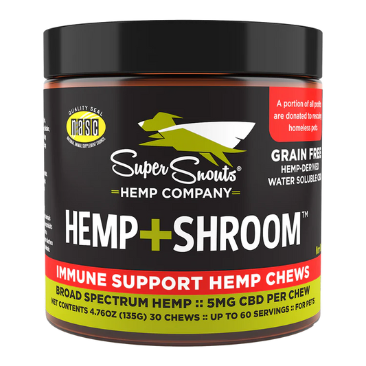 Super Snouts Hemp + Shrooms Immunity Chews