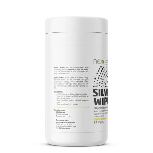 Nexderma Silvet Wipes, 84 Count
